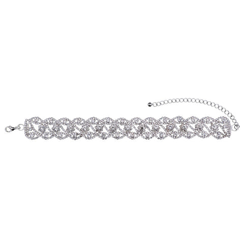 Crystal Rhinestones Choker Necklace