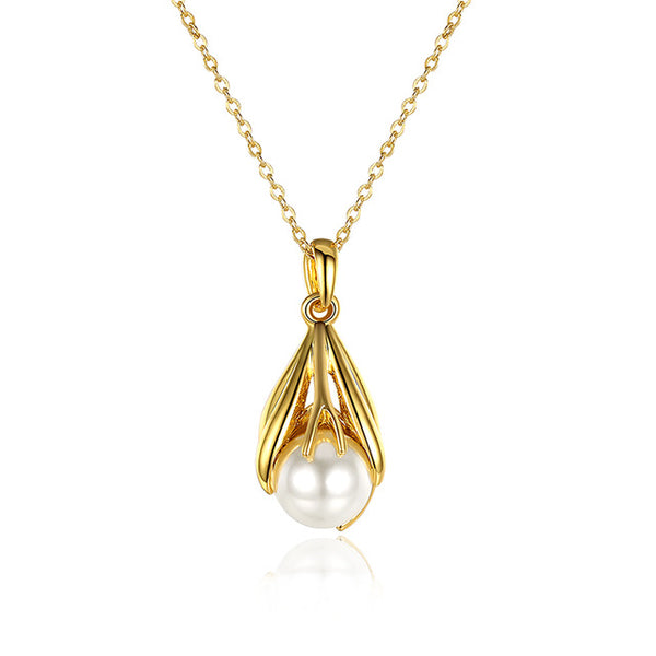 Pearl Water Drop Pendant Necklace
