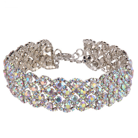 Crystal Rhinestones Choker Necklace