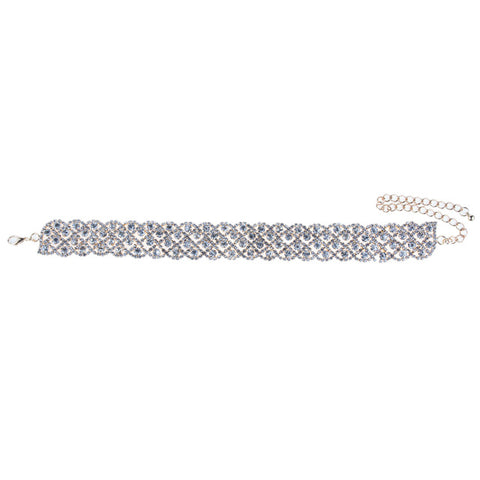 Crystal Rhinestones Choker Necklace