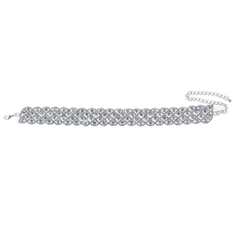 Crystal Rhinestones Choker Necklace